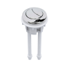 Round Dual Flush Chrome Push Button