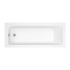 Cube Square 1800mm x 700mm Single Ended Bath & Leg Set