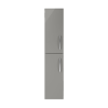 Cube 350mm x 1400mm Matt Dove Grey Wall Mounted Cabinet