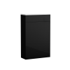 Cube 500mm Matt Black WC Unit