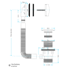 Viva Sanitary Chrome Clicker Combination Bath Waste & Overflow
