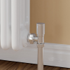 ProTek Chrome Angled Manual Radiator Valves (Pair)