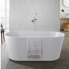 Coast 1850mm x 800mm Freestanding Bath & Waste