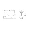 Olympus Rimless Comfort Height Back To Wall Toilet & Soft Close Seat