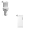 Vault Cloakroom Toilet & Floor Standing Vanity Unit Package