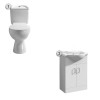 Mayford 550mm Cloakroom Toilet & Floor Standing Vanity Unit Package