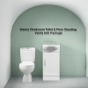 Sienna Cloakroom Toilet & Floor Standing Vanity Unit Package