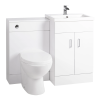 Cube 1000mm Complete Furiture Package - White