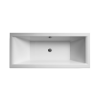 Cube Square 1700mm x 750mm Double Ended Bath & Leg Set