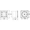 Airflow Turbo Chrome Extractor Fan With Timer & Cover