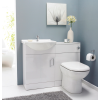 Ice 950mm Complete Furniture Package (Lawton BTW Pan & Seat & Concealed Cistern)