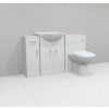 Floe 1300mm Complete Furniture Package (Space BTW Pan & Seat & Concealed Cistern)