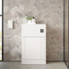 Nuie Deco Satin White 500mm WC Unit