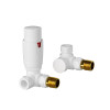 ProTek White Corner Thermostatic Radiator Valves (Pair)
