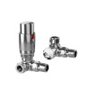 ProTek Chrome Corner Thermostatic Radiator Valves (Pair)