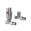ProTek Chrome Straight Thermostatic Radiator Valves (Pair)