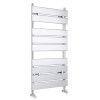 Milan 500mm x 950mm Chrome Designer Heated Towel Rail