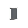 Nuie Sloane Horizontal Single Panel Anthracite Designer Radiator 600mm x 412mm