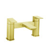 Hydro Brushed Brass Deck Mounted Bath Filler