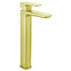 Hydro Brushed Brass High Rise Basin Mono Mixer