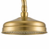 Hynar Traditional Brushed Brass Thermostatic Dual Control Exposed Shower Mixer Kit