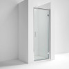 Kristal Chrome 900mm Hinged Door 6mm Glass (1900mm)