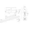 Rectangular Easy Plumb Riser Kit Suitable for 1100mm - 1200mm
