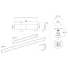 Rectangular Easy Plumb Riser Kit Suitable for 1100mm - 1200mm