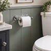 Traditional Chrome Toilet Roll Holder