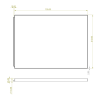 Matrix L-Shape 1700mm Shower Bath, Front Panel & Deluxe Screen - Right Hand
