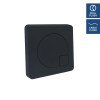 Square Dual Flush Push Button To Suit XTY006 - Black