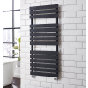 Milan 500mm x 1200mm Anthracite Designer Heated Towel Radiator