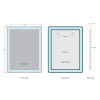 Alder LED Illuminated Mirror With Demister & Touch Switch 800mm x 600mm