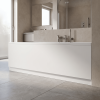 Satin White 1700mm Bath Front Panel & Plinth