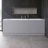 Satin Grey 1700mm Bath Front Panel & Plinth
