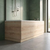 Bleached Oak 1700mm Bath Front Panel & Plinth