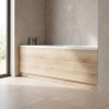 Bleached Oak 1800mm Bath Front Panel & Plinth