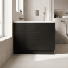 Charcoal Black 800mm Bath End Panel & Plinth