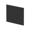 Charcoal Black 700mm Square Shower Bath End Panel
