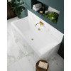 Asselby Square 1800 x 800 DoubleEnded Bath & Leg Set