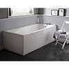 Linton Square 1700mm x 700mm Single Ended Bath & Leg Set