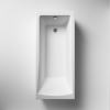 Linton Square 1400mm x 700mm Single Ended Bath & Leg Set