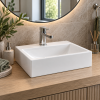 Rectangular 460mm Vessel Basin - 1 Tap Hole