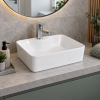 Rectangular 480mm Vessel Counter Top Basin - 1 Tap Hole