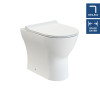 Nuie Freya Rimless Back To Wall Toilet & Soft Close Seat