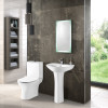 Metro Modern Rimless Short Projection Toilet + Soft Closing Seat