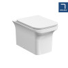 Nuie Ava Square Back To Wall Toilet & Soft Close Seat
