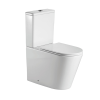 Metro Rimless Comfort Height Fully Back To Wall Toilet With Push Button Cistern & Seat
