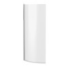 Nuie Curved P-Shaped Bath Screen 6mm