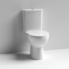 Space Rimless Close Coupled Modern Toilet + Soft Close Toilet Seat